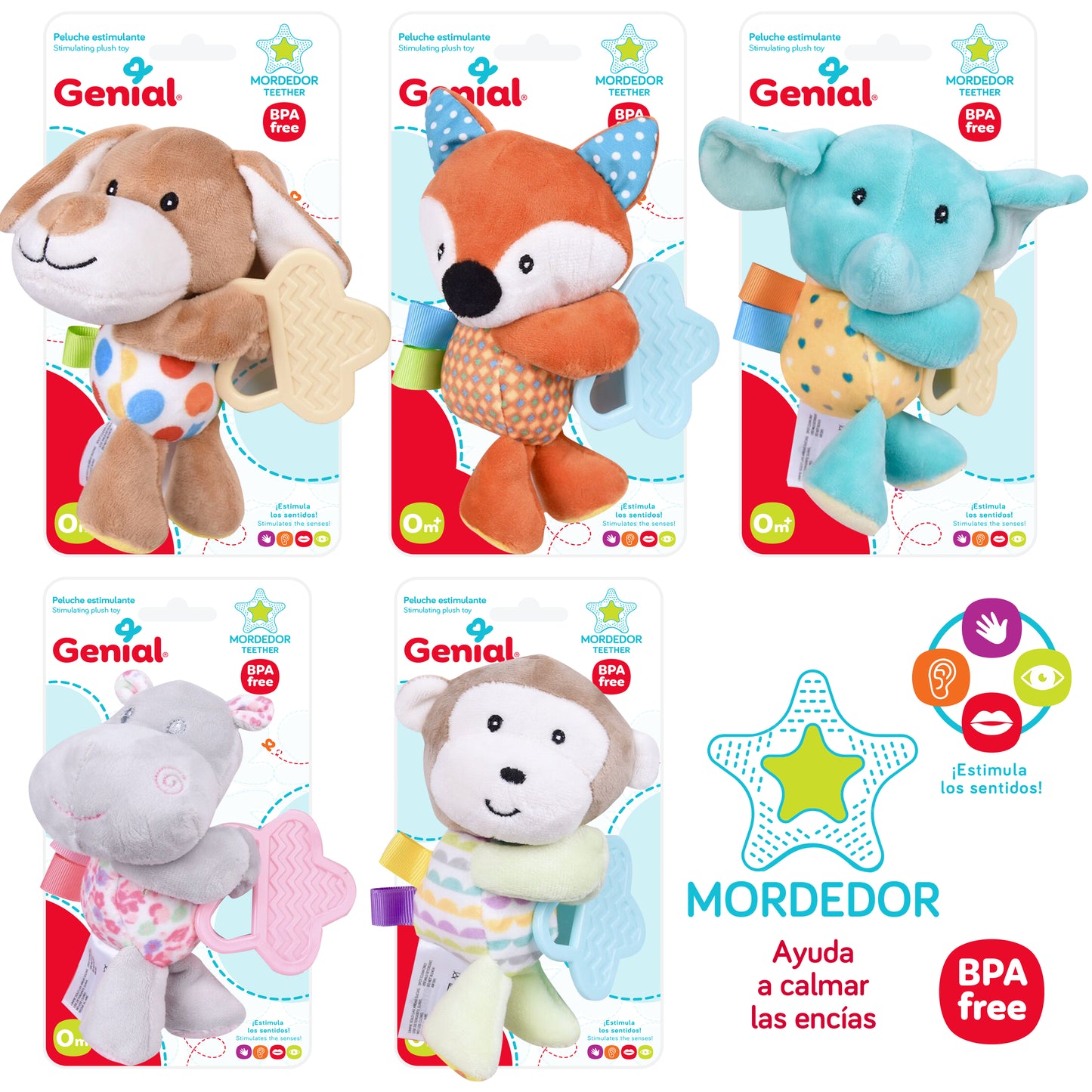 PELUCHE CON MORDEDOR GENIAL