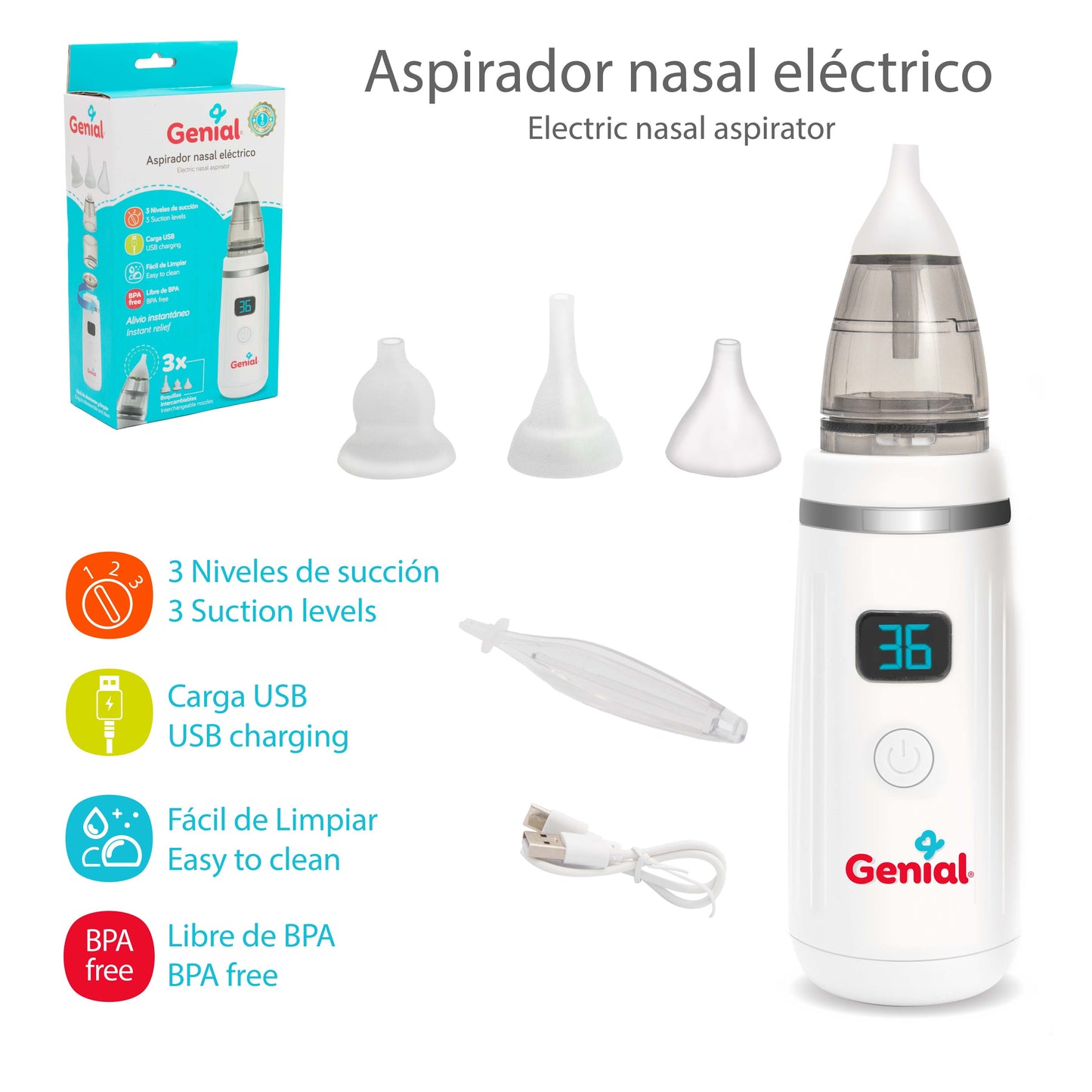 ASPIRADOR ELECTRICO GENIAL