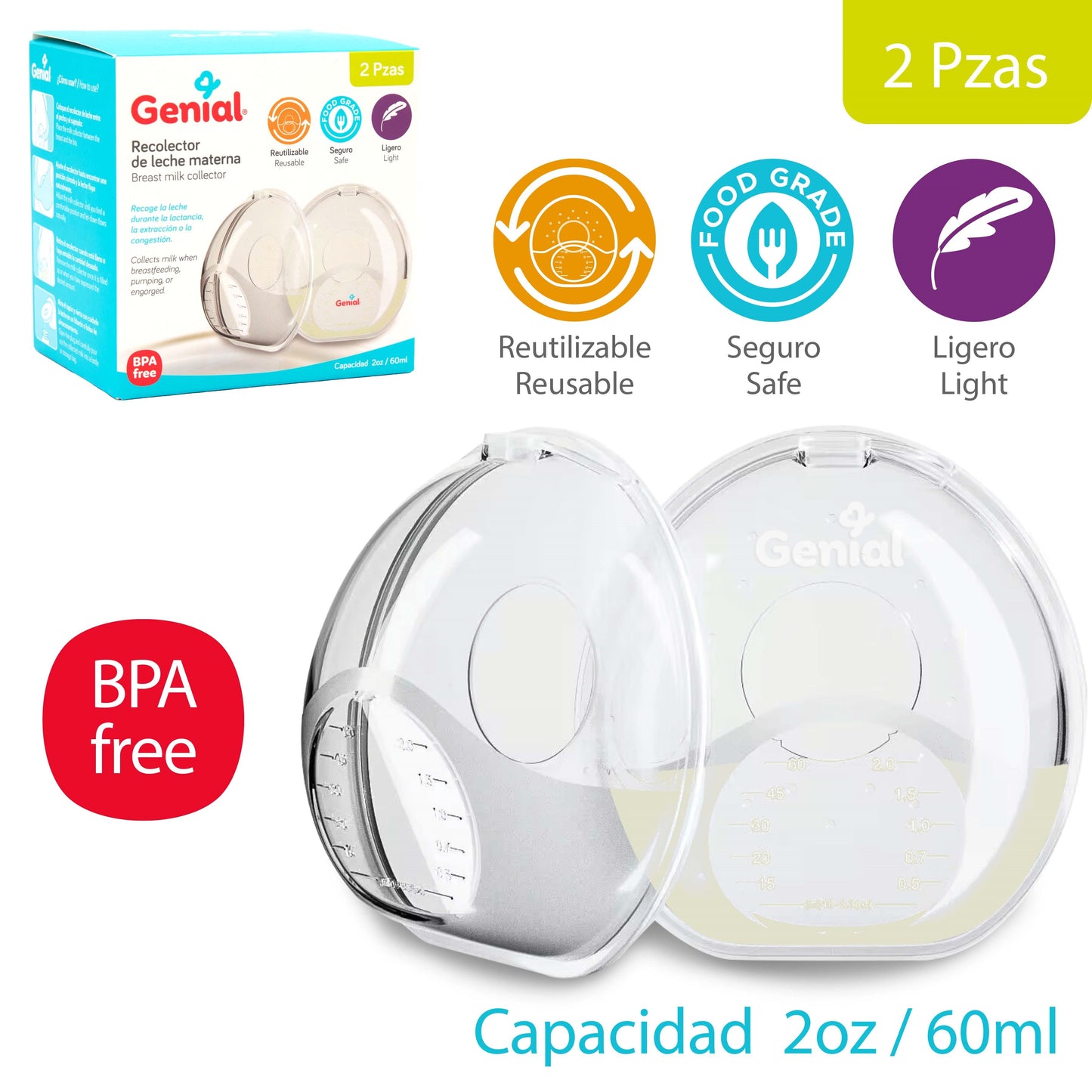 RECOLECTORES DE LECHE MATERNA GENIAL