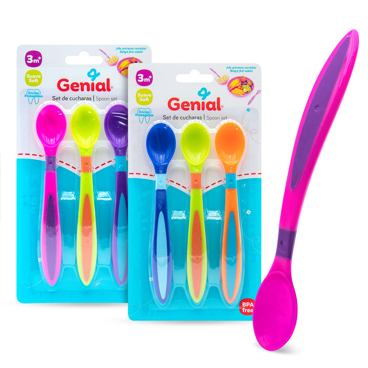 SET 3 CUCHARAS GENIAL