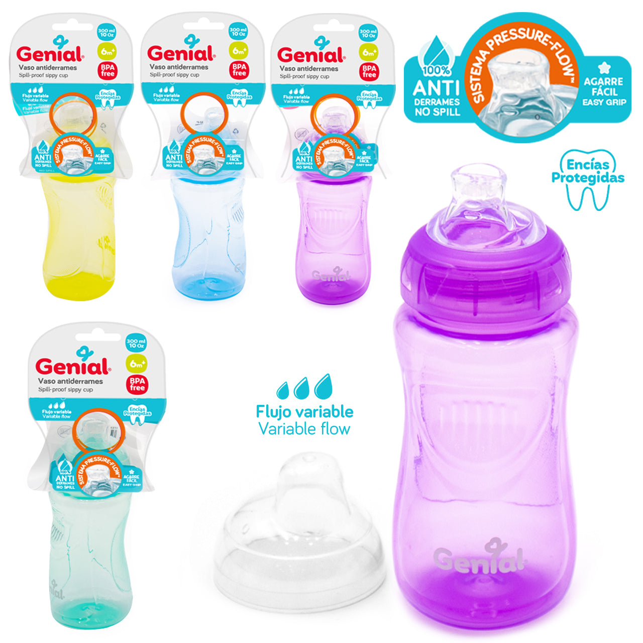 VASO DE ENTRENAMIENTO 12OZ GENIAL