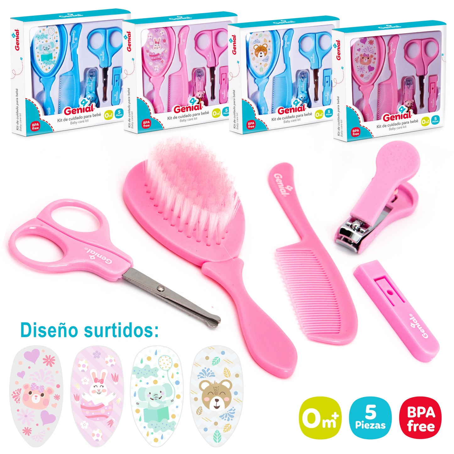 SET DE HIGIENE 5 PIEZAS GENIAL