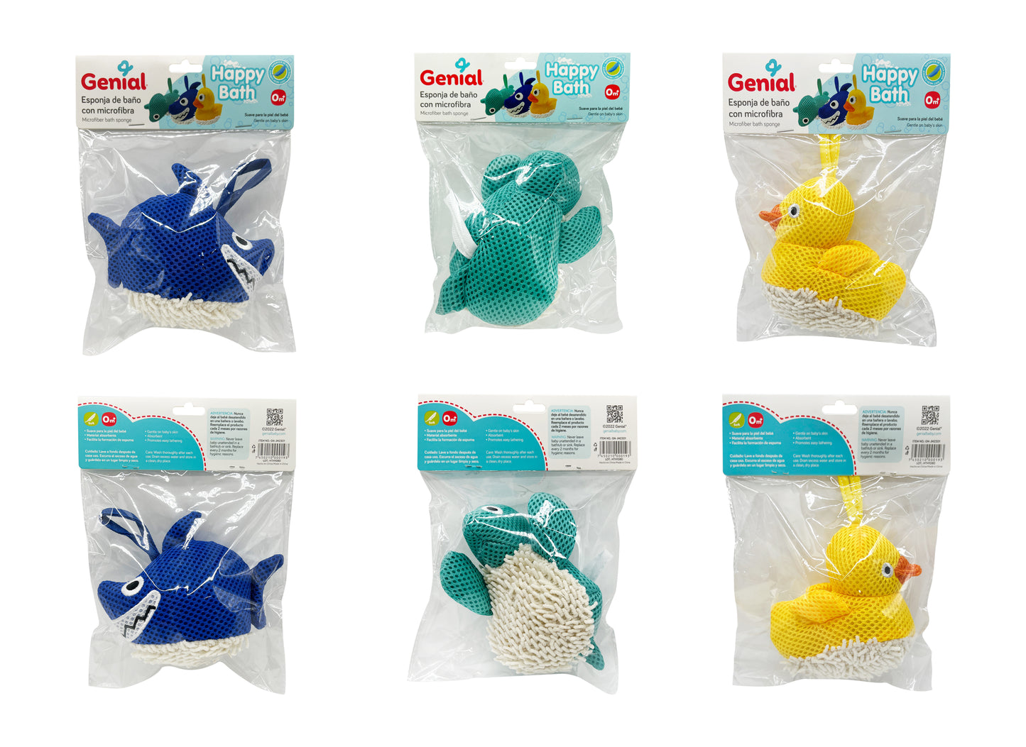 ESPONJA DE BAÑO GENIAL