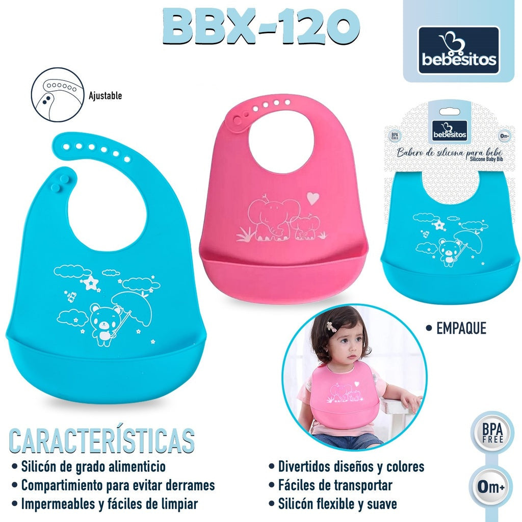 BABERO DE SILICON BEBESITOS