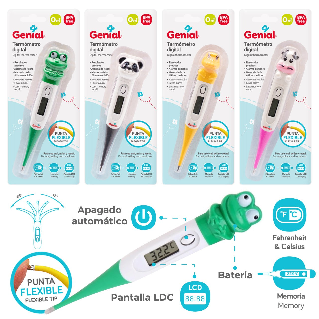 TERMOMETRO DIGITAL FIGURITAS GENIAL