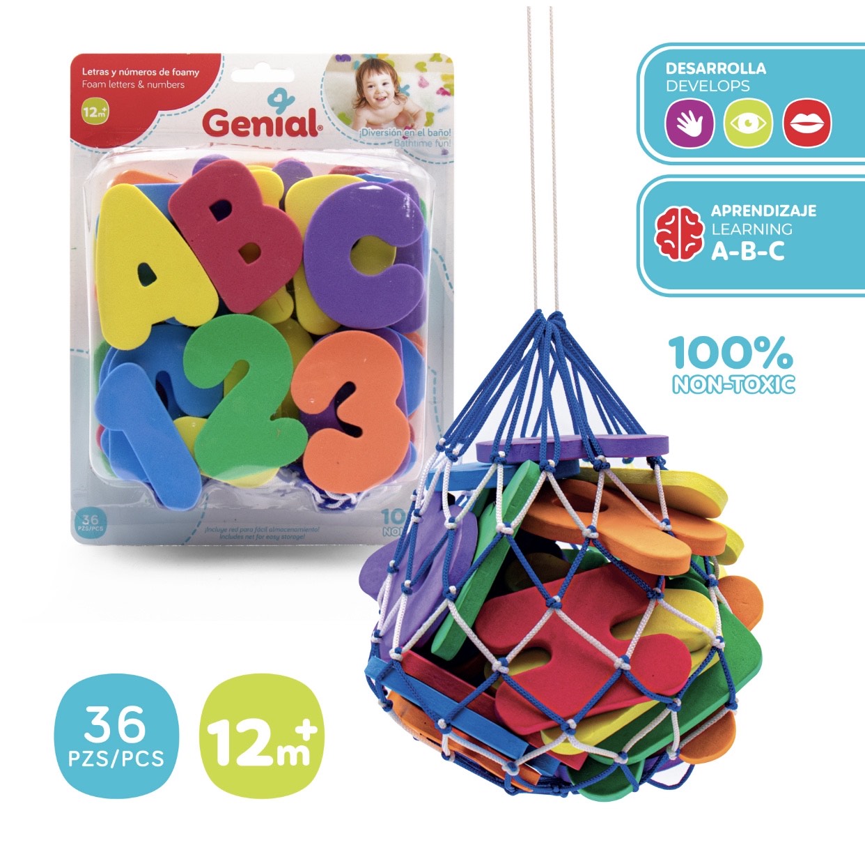 LETRAS Y NUMEROS DE FOAMI GENIAL