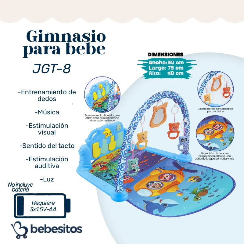 GIMNASIO PARA BEBES JGT BEBESITOS