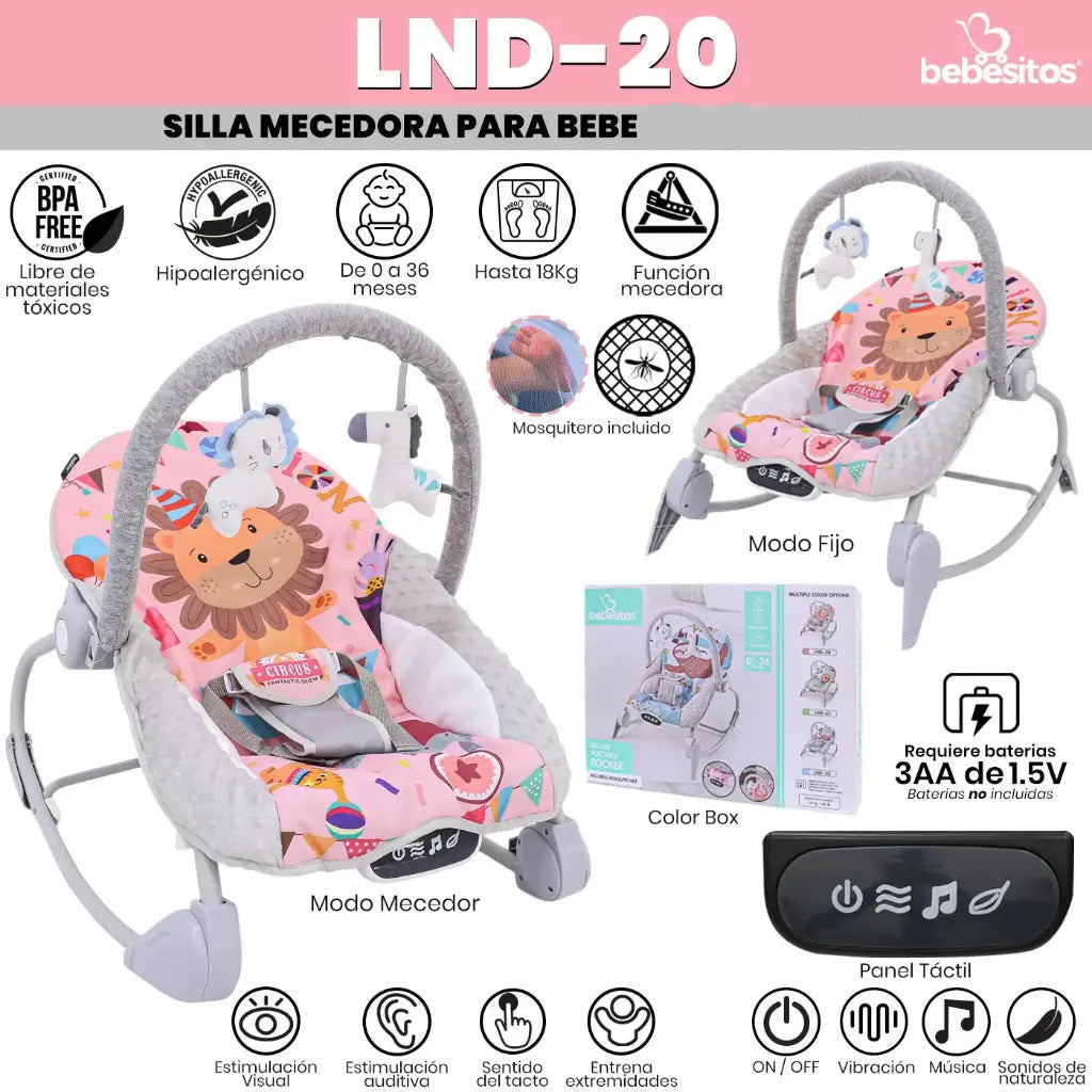 SILLA MECEDORA LND 20 BEBESITOS