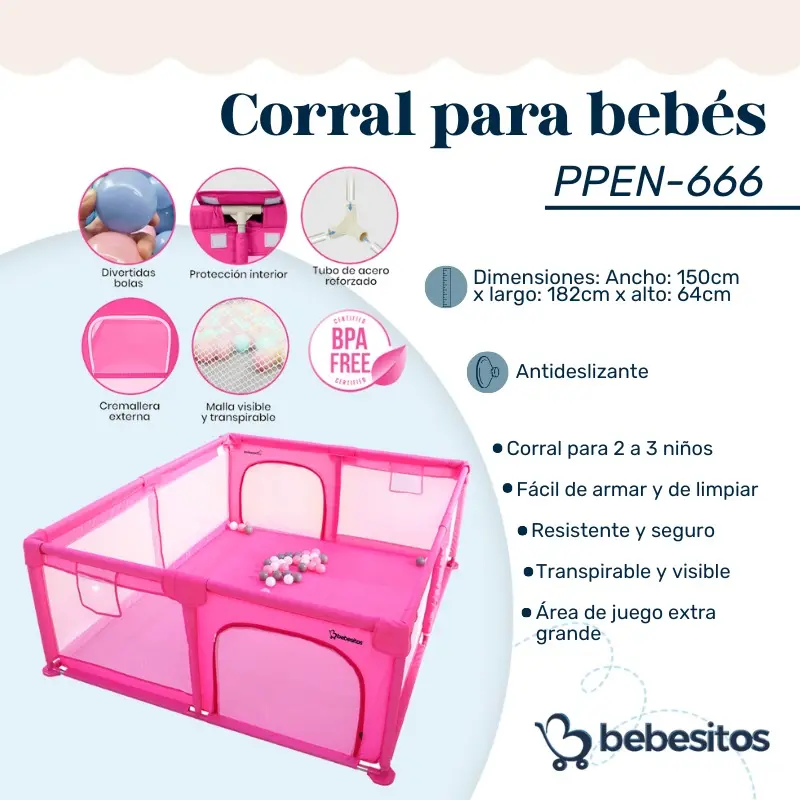CORRAL DE JUEGOS PPEN-666 BEBESITOS
