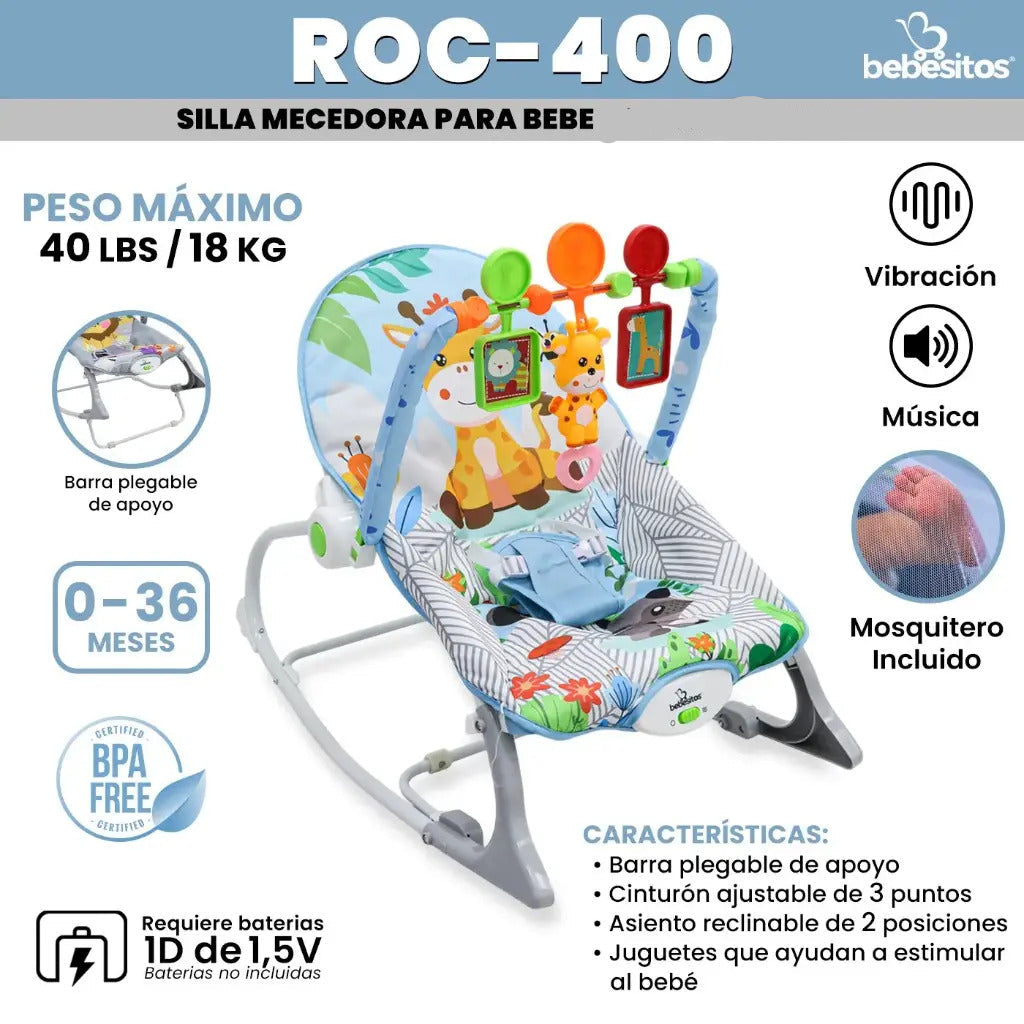 SILLA MECEDORA ROC 400 BEBESITOS