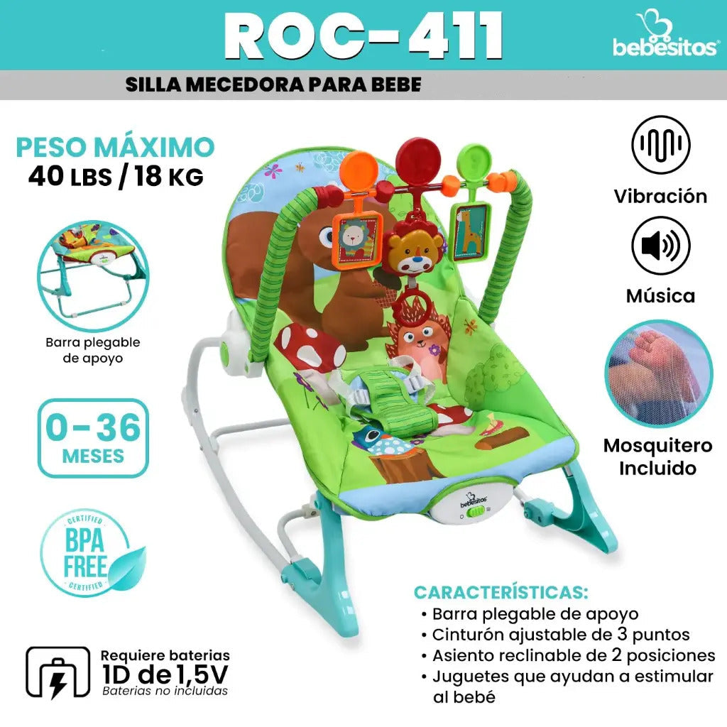 SILLA MECEDORA ROC 411 BEBESITOS