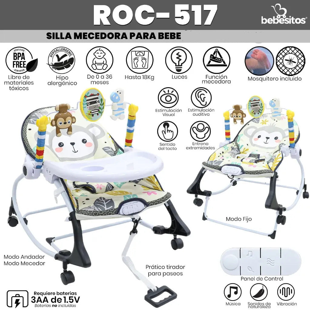 SILLA MECEDORA ROC 517 BEBESITOS