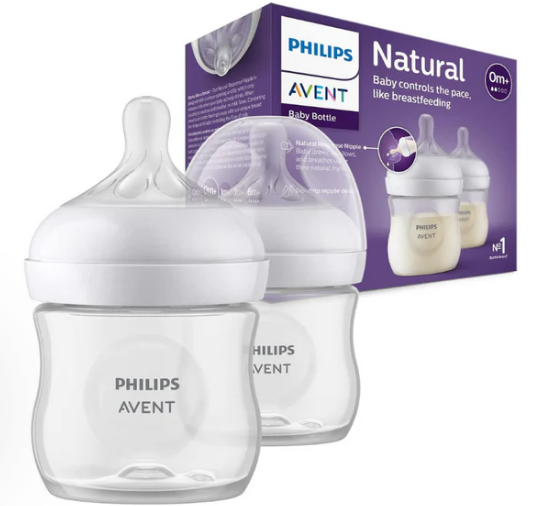 BIBERON DOBLE AVENT 4OZ NATURAL