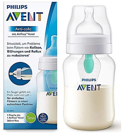 BIBERON AVENT CLÁSICO CON VÁLVULA 9OZ