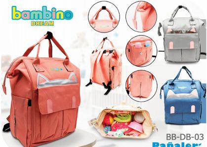 PAÑALERA MORRAL GATICO BEBESITOS