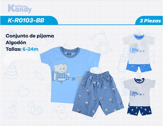 CONJUNTO 2 PIEZAS 0103 KOTTON KANDY