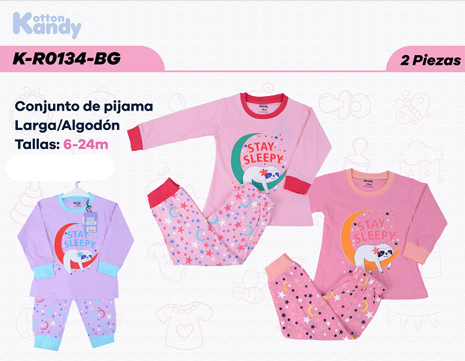 PIJAMA 2 PIEZAS 0134 KOTTON KANDY