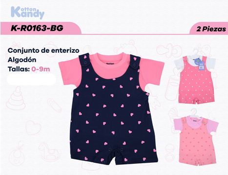 CONJUNTO 2 PIEZAS 0163 KOTTON KANDY