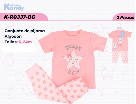 PIJAMA 2 PIEZAS 0337 KOTTON KANDY
