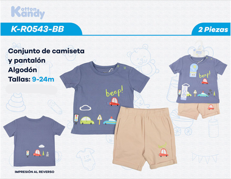 CONJUNTO 2 PIEZAS 0543 KOTTON KANDY