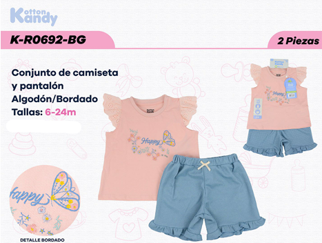 CONJUNTO 2 PIEZAS 0692 KOTTON KANDY