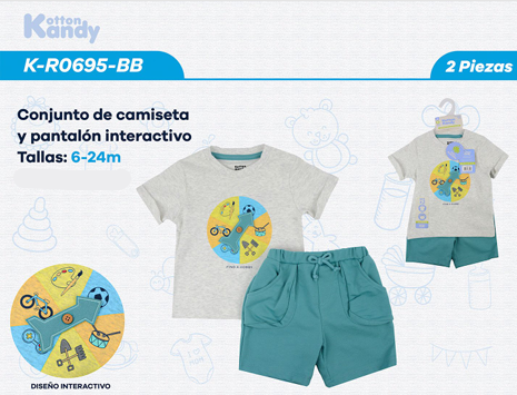 CONJUNTO 2 PIEZAS 0695 KOTTON KANDY