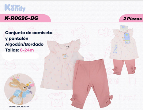 CONJUNTO 2 PIEZAS 0696 KOTTON KANDY
