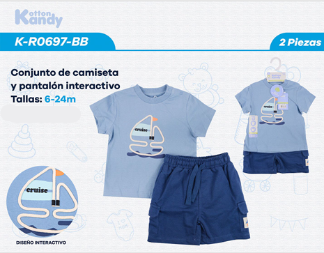 CONJUNTO 2 PIEZAS 0697 KOTTON KANDY