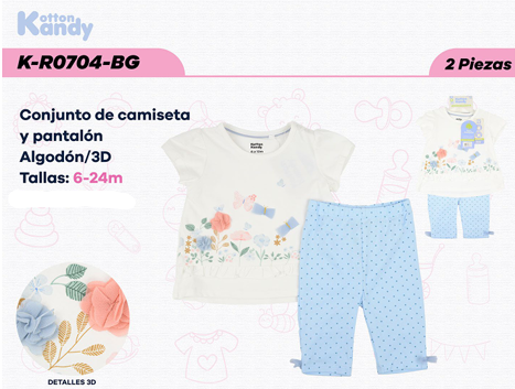 CONJUNTO 2 PIEZAS 0704 KOTTON KANDY