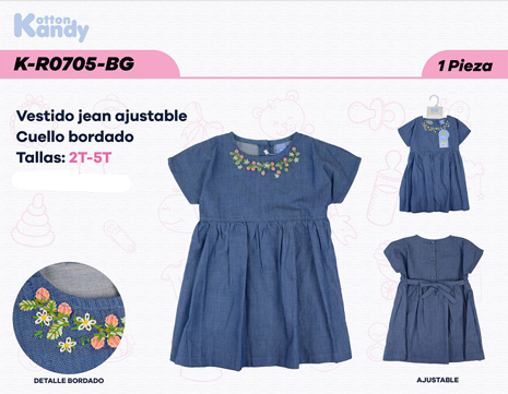 VESTIDO 0705 KOTTON KANDY