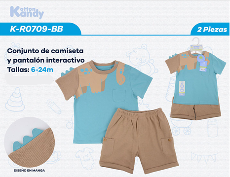 CONJUNTO 2 PIEZAS 0709 KOTTON KANDY
