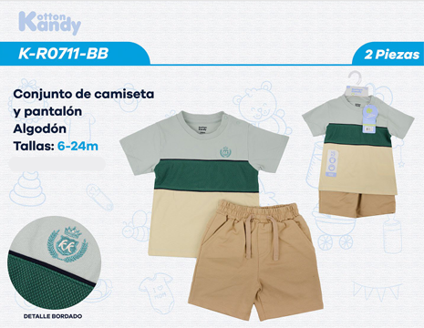 CONJUNTO 2 PIEZAS 0711 KOTTON KANDY