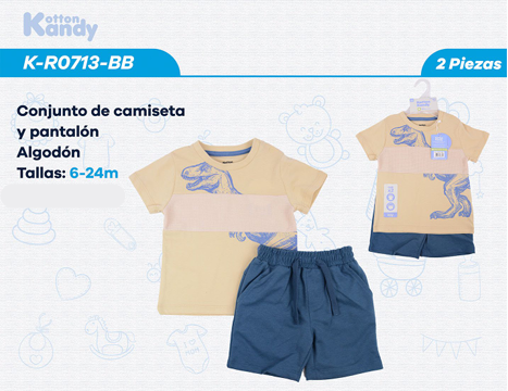 CONJUNTO 2 PIEZAS 0713 KOTTON KANDY