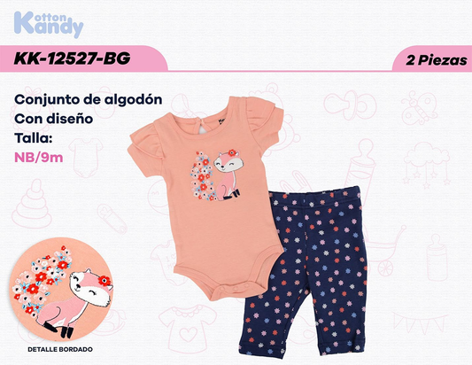 SET 2 PIEZAS FOX KOTTON KANDY