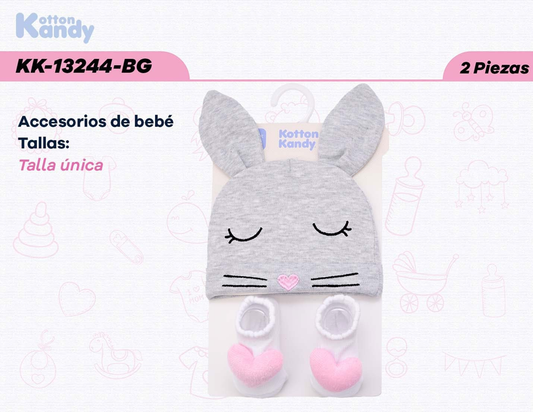 SET 2 PIEZAS CONEJO KOTTON KANDY