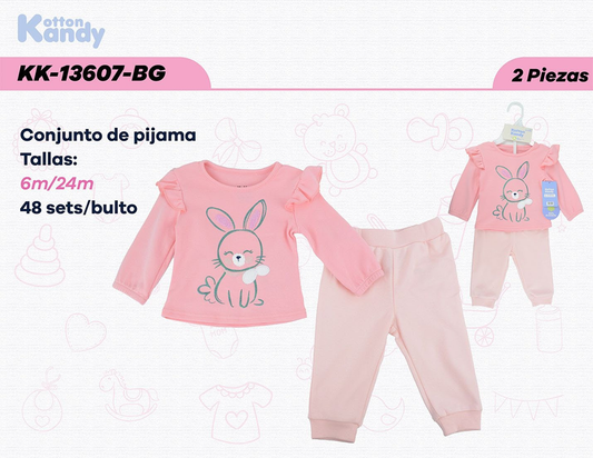 PIJAMA 2 PIEZAS CONEJO KOTTON KANDY