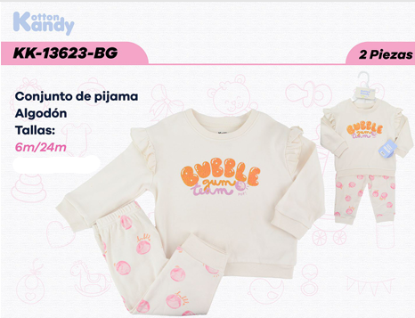 PIJAMA 2 PIEZAS 13623 KOTTON KANDY