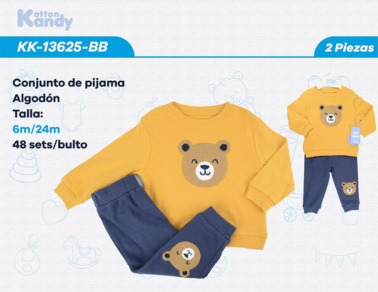 PIJAMA 2 PIEZAS BEAR KOTTON KANDY