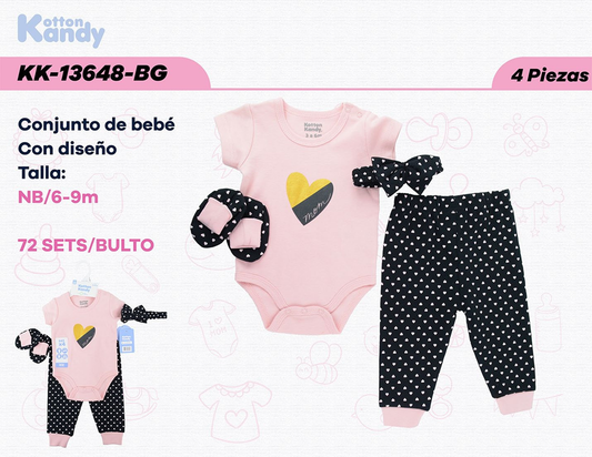SET 4 PIEZAS BLACKPINK KOTTON KANDY