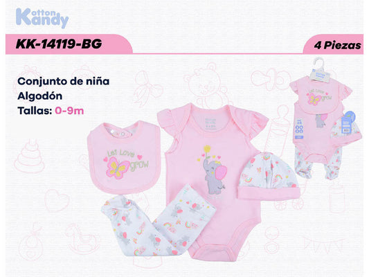 SET 4 PIEZAS 14119 KOTTON KANDY