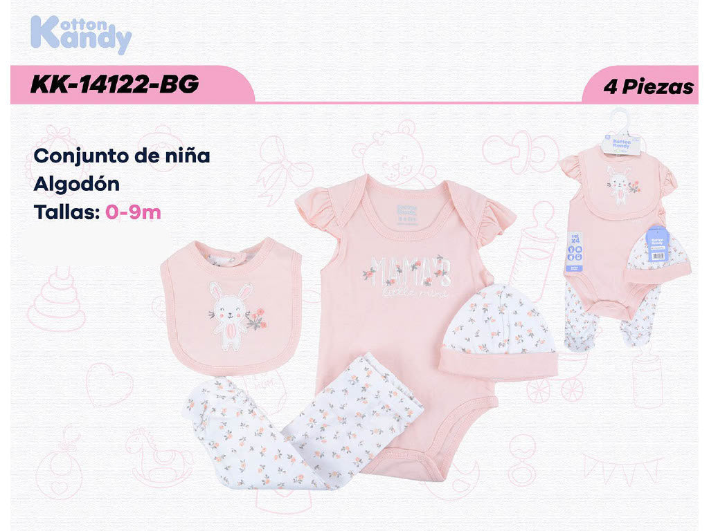 SET 4 PIEZAS 14122 KOTTON KANDY