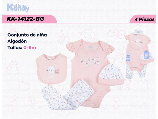 SET 4 PIEZAS 14122 KOTTON KANDY
