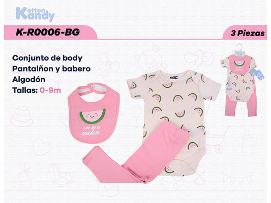 SET 3 PIEZAS 0006 KOTTON KANDY