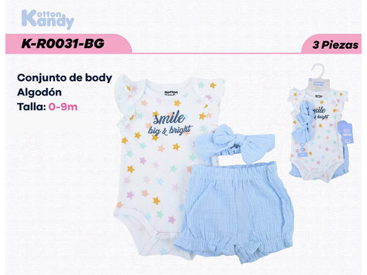 SET 3 PIEZAS 0031 KOTTON KANDY