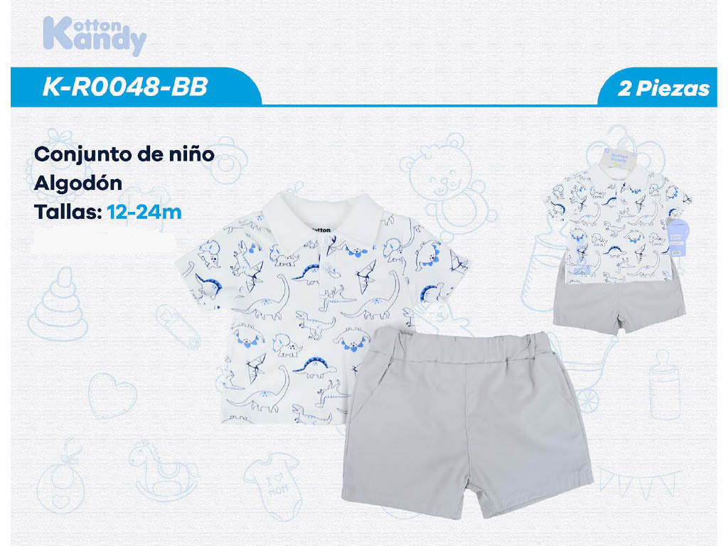 CONJUNTO 2 PIEZAS 0048 KOTTON KANDY