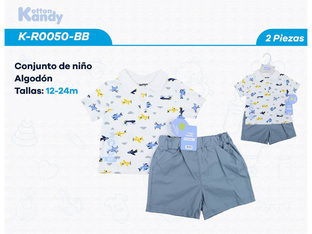 CONJUNTO 2 PIEZAS 0050 KOTTON KANDY