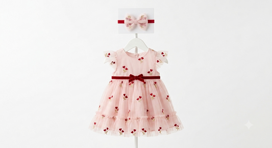 VESTIDO CEREZA LITTLE LASS