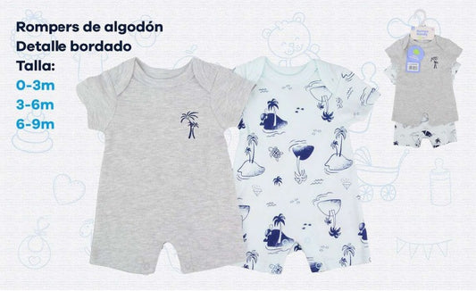 SET 2 ENTERIZOS PALMERA KOTTON KANDY