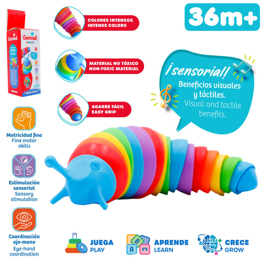 GUSANO ARCOIRIS GENIAL