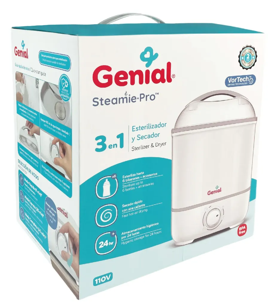 ESTERILIZADOR 3EN1 GENIAL